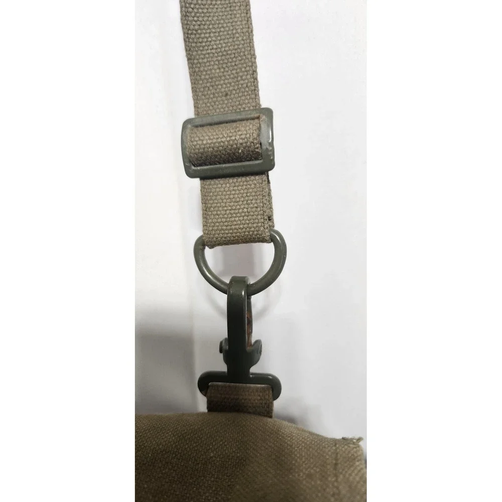 Vintage South African Defense Force Military Canvas Field Bag Utility Messenger